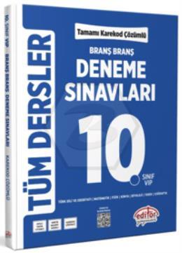10.Sınıf Tüm Dersler Branş Branş Tamamı Çözümlü Deneme Sınavları