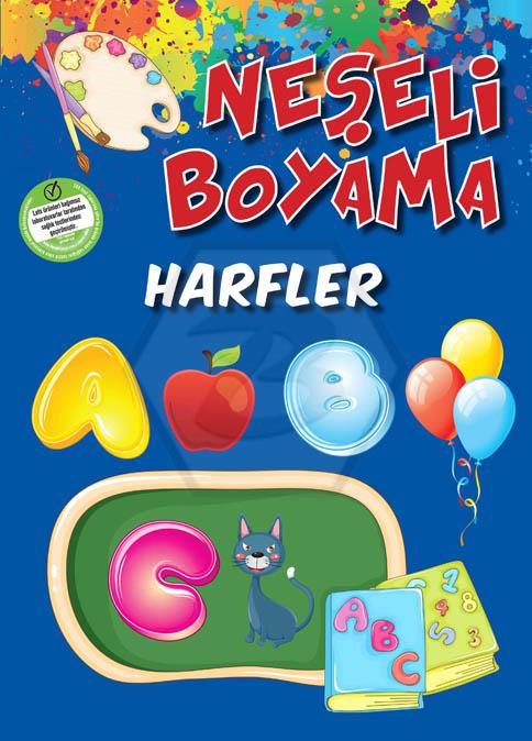 Neseli Boyama - Harfler - (Suluboyalı)