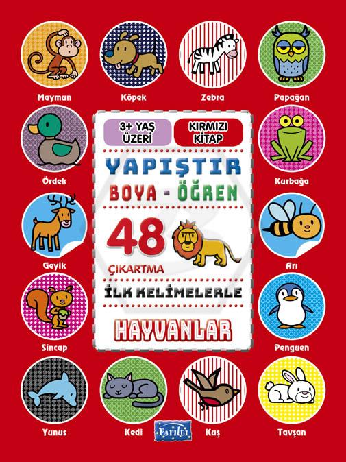 Hayvanlar - Yapıştır Boya Öğren