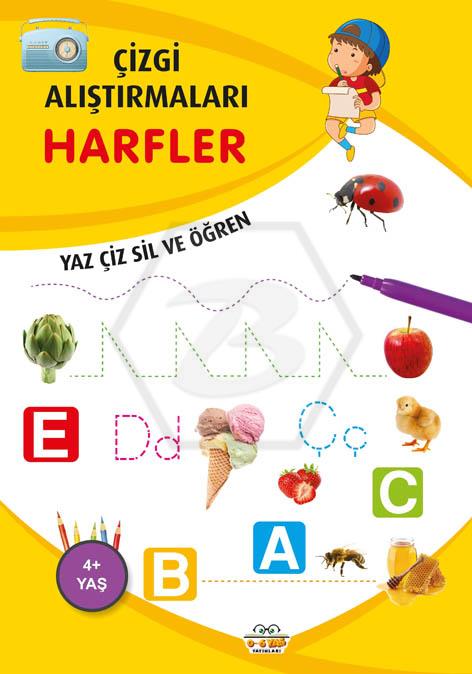 Harfler - Çizgi Alıştırmaları 4+ 