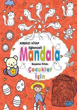 Çocuklar İçin Mandala Kırmızı