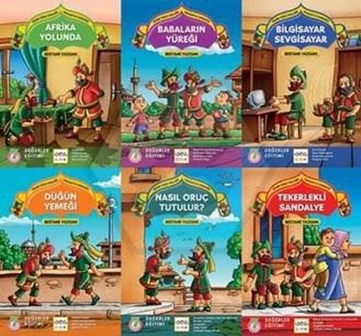 Güler Yüzle Tatlı Söz Hacivatla Karagöz - 6 Kitaplık Set