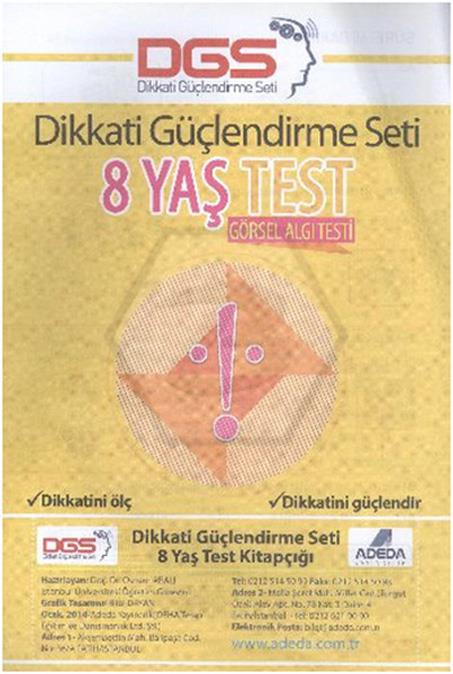 Dikkati Güçlendirme Seti (8 Yaş) Test - Görsel Algı Testi