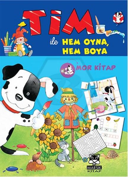 Tim Mor Kitap-Hem Boya Hem Oyna