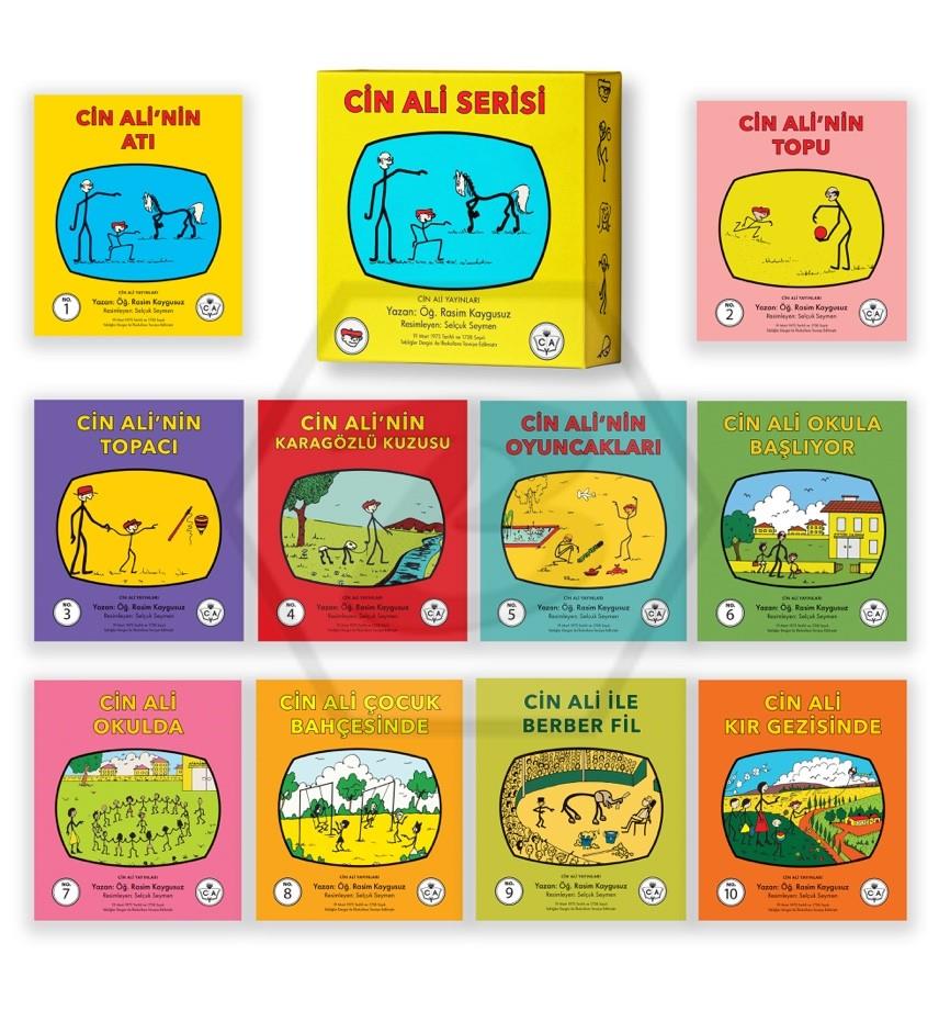 Cin Ali Serisi Kutulu Set (10 Kitap Takım)