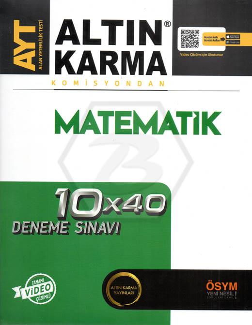 AYT Komisyondan Matematik 10X40 Deneme Sınavı