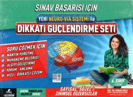 6.Sınıf Sınav Başarısı İçin Yeni Neuro-Via Sistemi İle Dikkati Güçlendirme Seti (3 Kitap Takım)