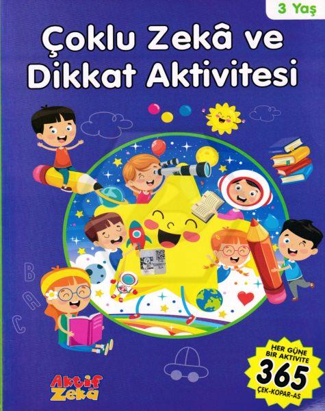 Çoklu Zeka Ve Dikkat Aktivitesi - Mavi Kitap -3 Yaş