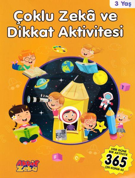 Çoklu Zeka Ve Dikkat Aktivitesi - Turuncu Kitap - 3 Yaş
