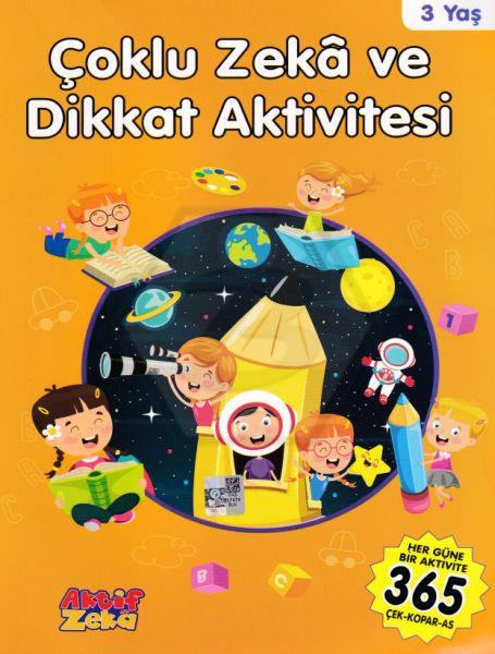 Çoklu Zeka Ve Dikkat Aktivitesi - Turuncu Kitap - 3 Yaş