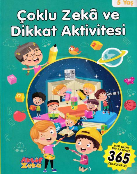 Çoklu Zeka Ve Dikkat Aktivitesi - Yeşil Kitap - 5 Yaş