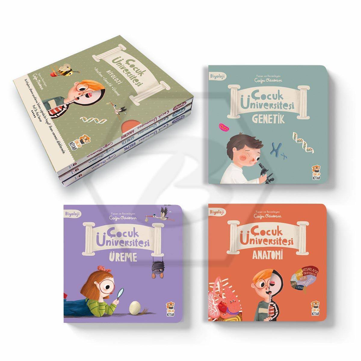 Çocuk Üniversitesi Biyoloji Set (3 Kitap Takım)