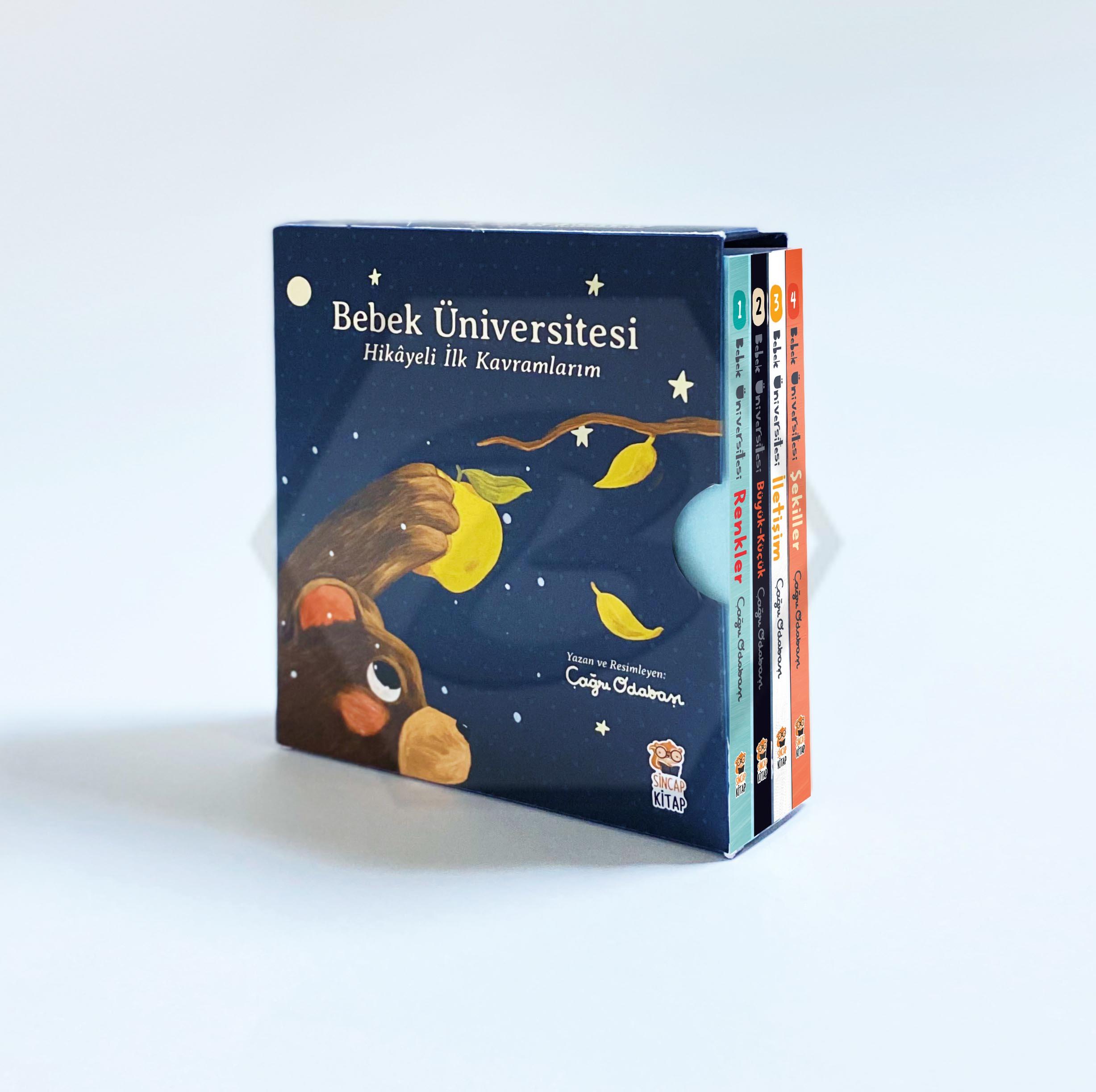 Bebek Üniversitesi 1- Hikayeli İlk Kavramlarım Set ( 4 Kitap)