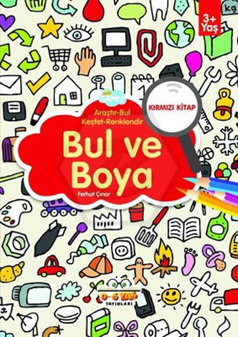 Kırmızı Kitap - Bul Ve Boya