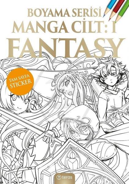 Manga Boyama Cilt I: Fantasy