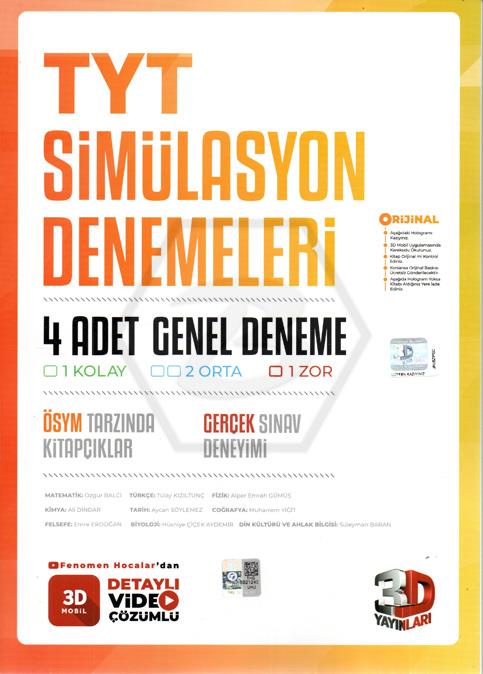 TYT 4`lü Simülasyon Genel Deneme