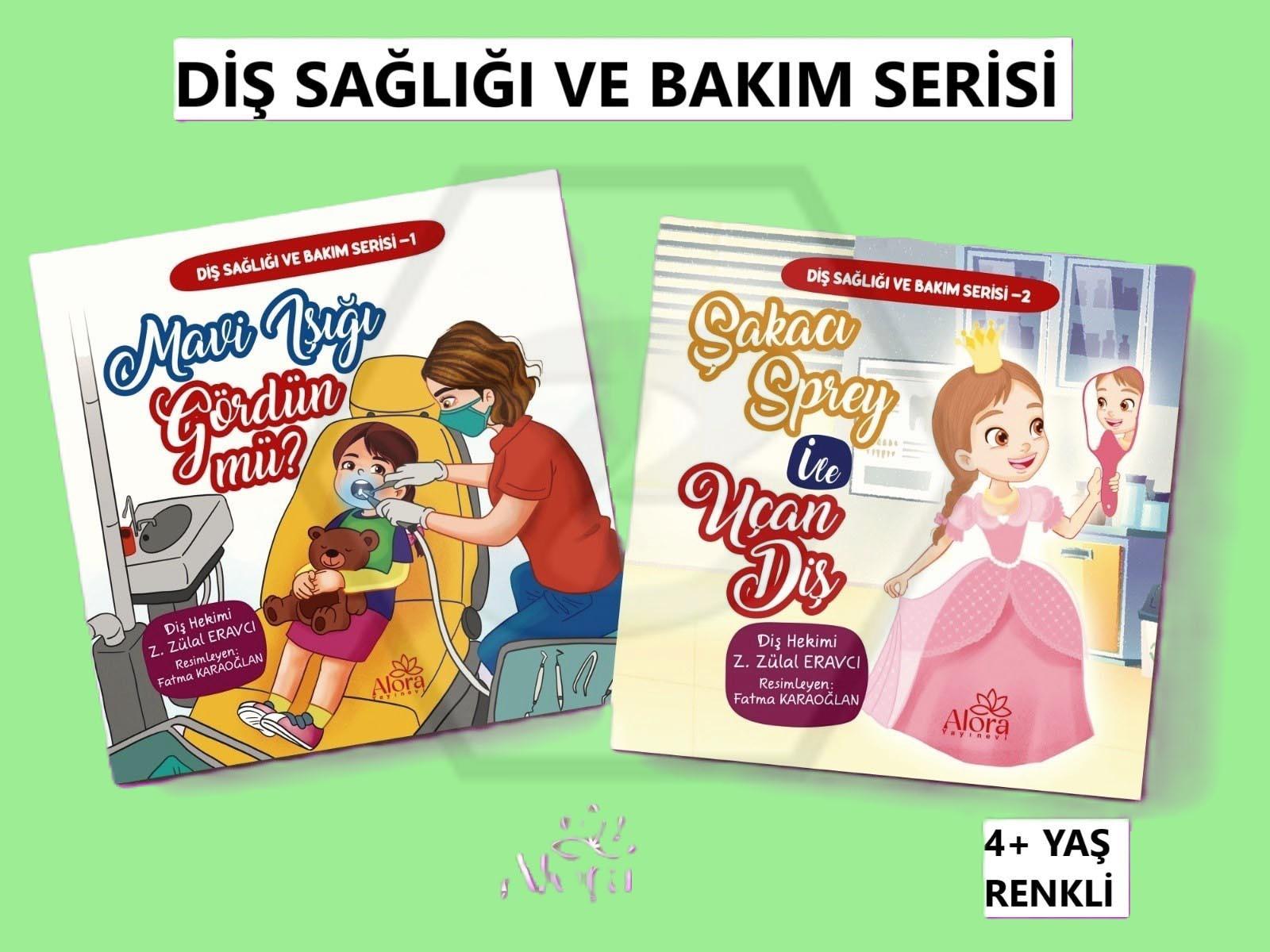 Ağız Ve Diş Sağlığı Seti (2 Kitaprenkli Büyük Boy)