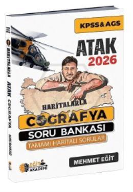 2026 KPSS MEB-AGS Haritalarla Atak Coğrafya Soru Bankası