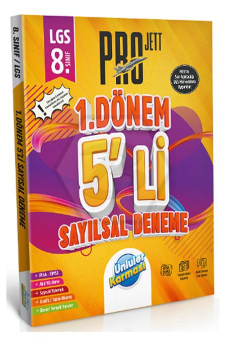 8.Sınıf LGS 1. Dönem Sayısal Pro JETT 5 li Deneme