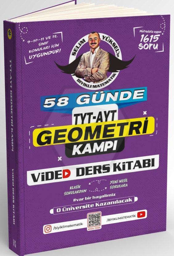 58 Günde TYT AYT Geometri Kampı Video Ders Kitabı