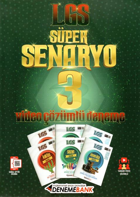 LGS Süper Senaryo Video Çözümlü 3lü Deneme