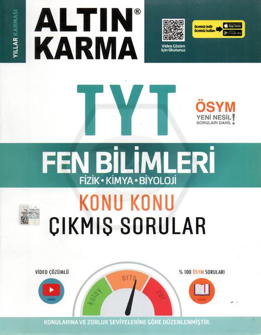 TYT Fen Bilimleri Konu Konu Çıkmış Sorular (Fizik/Kimya/Biyoloji)