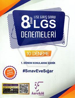 8.Sınıf LGS 1.Dönem 10 lu Beyaz Deneme