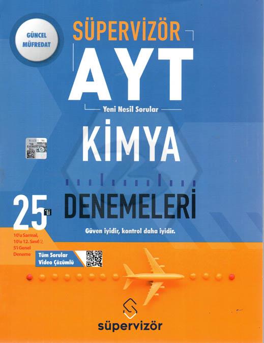 AYT Süpervizör Kimya 25 Li Deneme