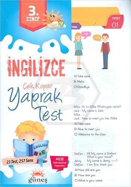  3.Sınıf İngilizce Yaprak Test