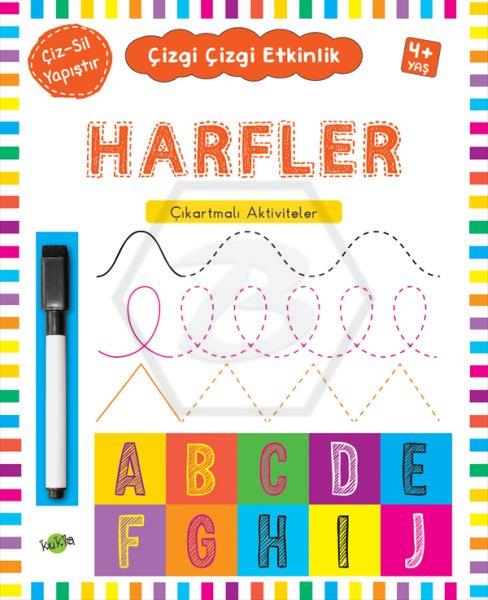 Harfler Çıkartmalı Aktiviteler 4+