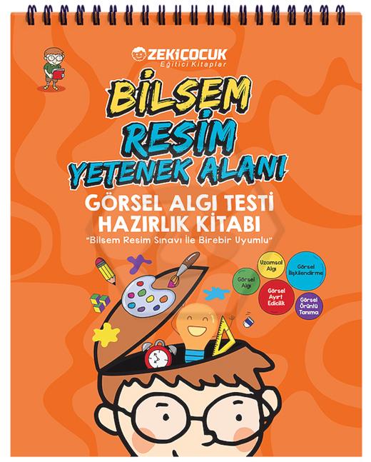 Bilsem Resim Yetenek Alanı Görsel Algı Testi Hazırlık Kitabı