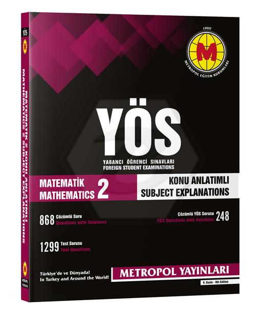 YÖS Matematik-2 Örnek Çözümlü Konu Anlatımlı