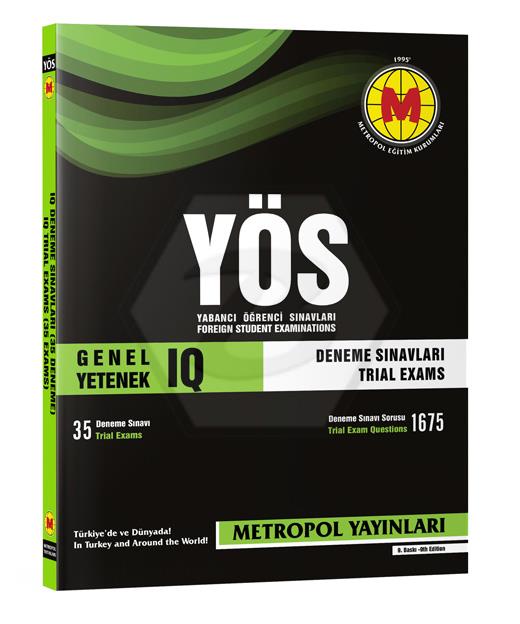 YÖS IQ Genel Yetenek Deneme Sınavları (35 Sınav)