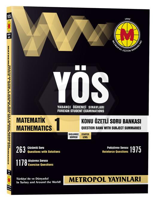 YÖS Matematik-1 Soru Bankası (Başlangıç Seviyesi)