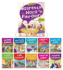 Nasrettin Hoca Fıkraları Seti 10 Kitap Takım