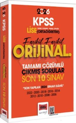 2026 KPSS Lise-Ortaöğretim GK-GY Fasikül Fasikül Orijinal Tamamı Çözümlü Çıkmış Son 10 Sınav