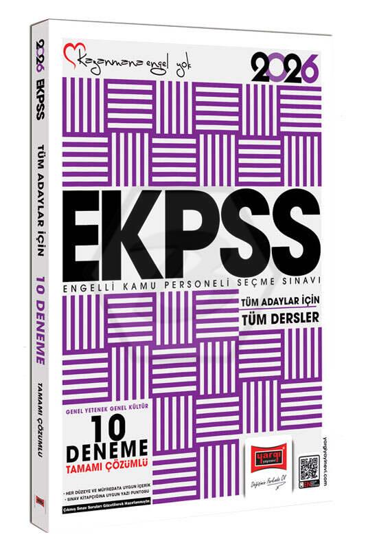 2026 Tüm Adaylar İçin EKPSS GK-GY Tüm Dersler Tamamı Çözümlü 10 Deneme