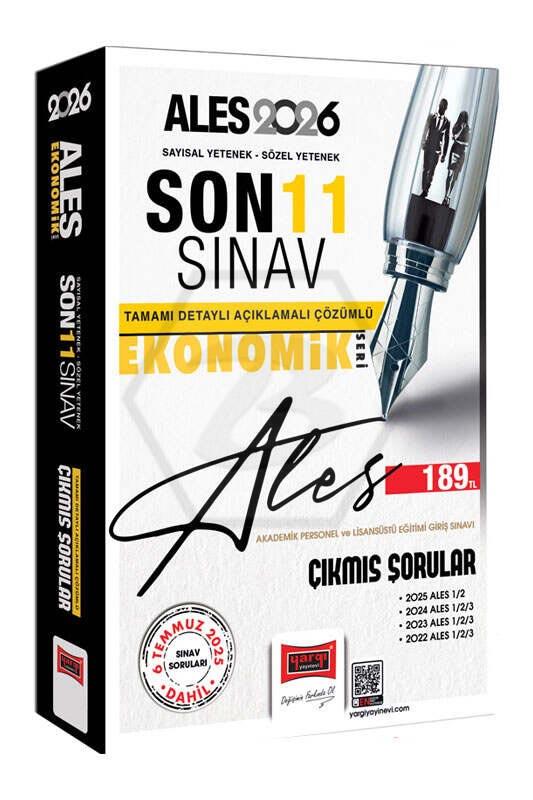 2026 ALES Sayısal-Sözel Yetenek Son 11 Sınav Çıkmış Sorular (Ekonomik Baskı)