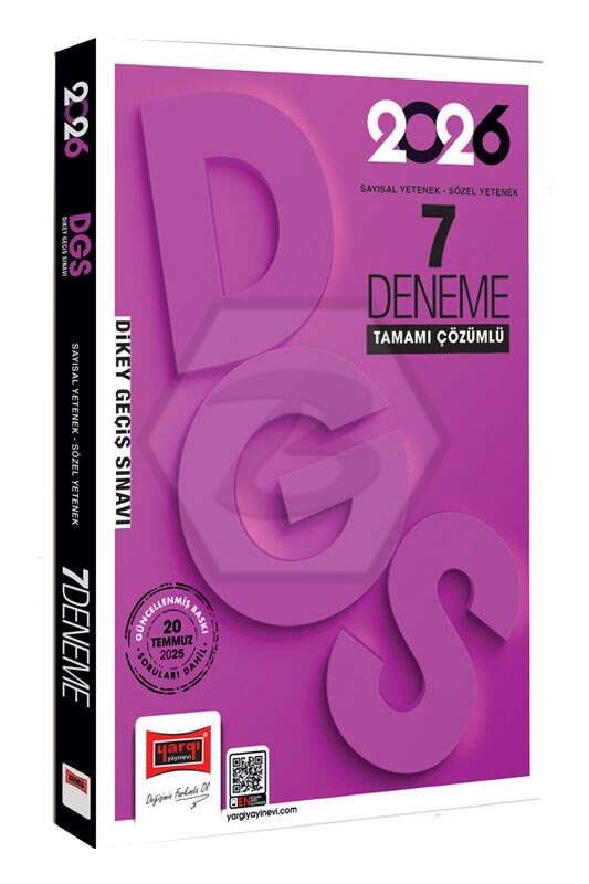 2026 DGS Sayısal-Sözel Yetenek Tamamı Çözümlü 7 Deneme