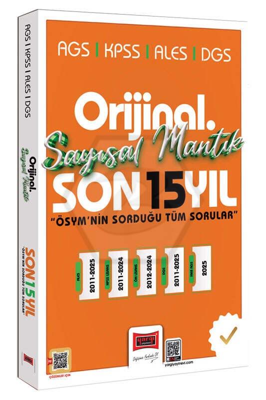 2026 KPSS AGS ALES DGS Orijinal Sayısal Mantık Son 15 Yıl Çıkmış Sorular
