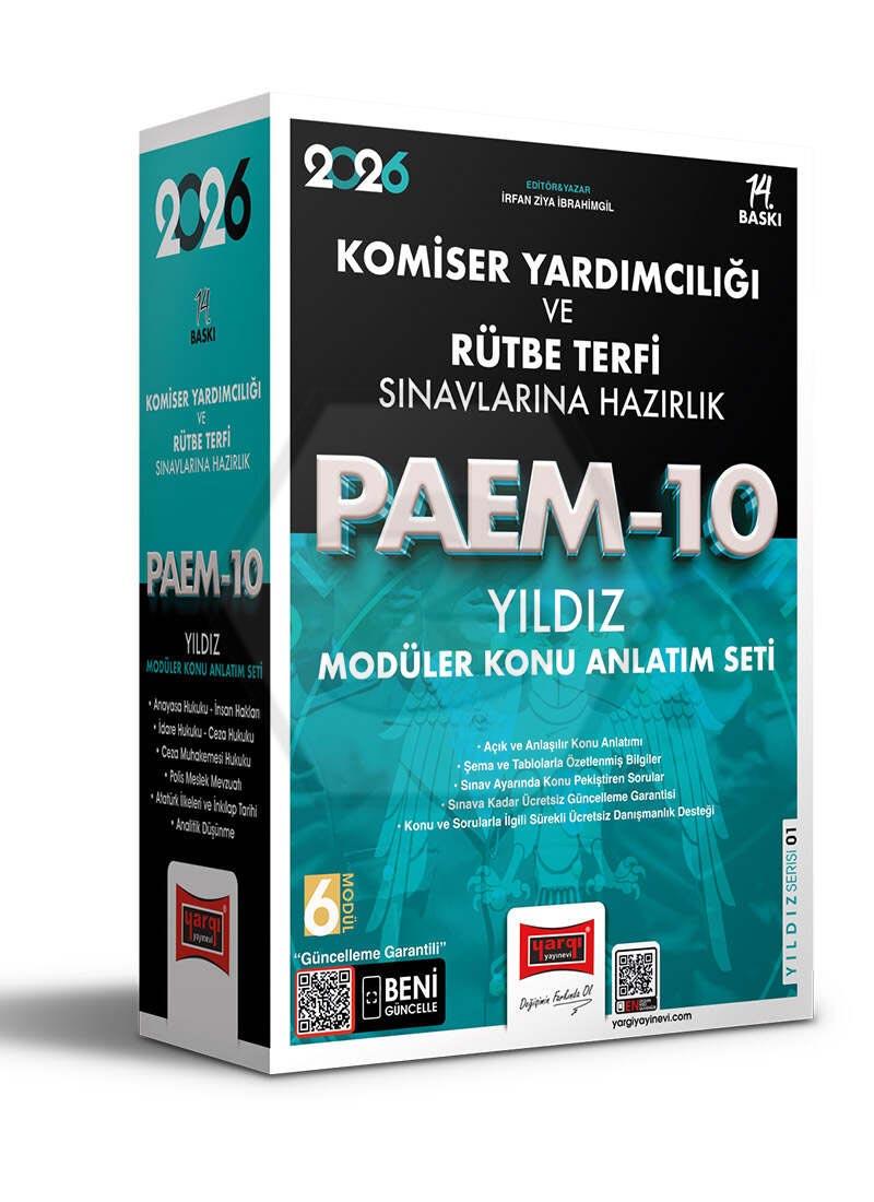 2026 PAEM Komiser Yardımcılığı ve Rütbe Terfi Sınavlarına Hazırlık Yıldız Modüler Konu Anlatım Seti
