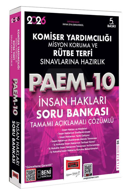 2026 PAEM Komiser Yardımcılığı ve Rütbe Terfi Sınavlarına Hazırlık İnsan Hakları Soru Bankası