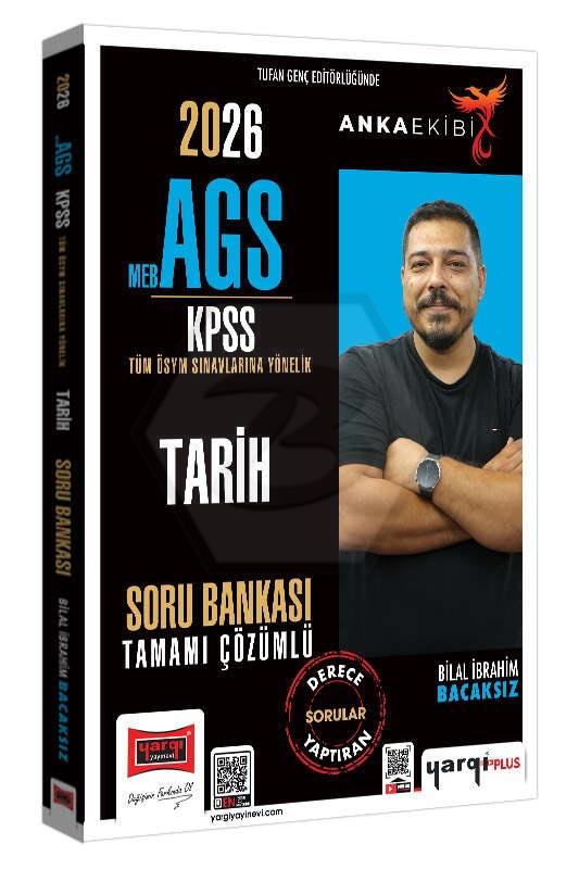 2026 Anka Ekibi MEB-AGS KPSS Tüm Ösym Sınavlarına Yönelik Tarih Tamamı Çözümlü Soru Bankası