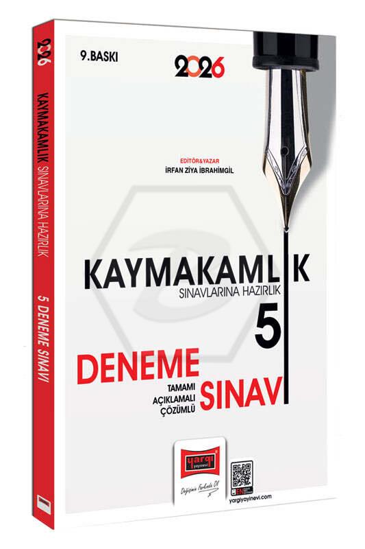 2026 Kaymakamlık Sınavlarına Hazırlık 5 Deneme Sınavı