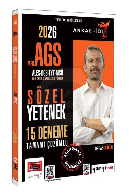 2026 MEB-AGS ALES DGS TYT MSÜ Anka Ekibi Sözel Yetenek Tamamı Çözümlü 15 Deneme