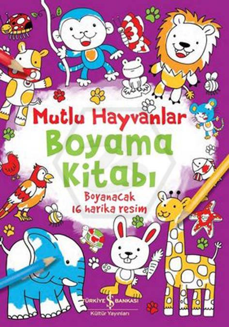 Mutlu Hayvanlar Boyama Kitabı