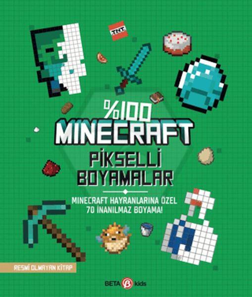 %100 Minecraft Pikselli Boyamalar - 70 İnanılmaz Boyama