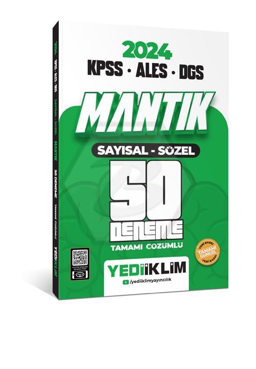 2025 KPSS - ALES - DGS Mantık Sayısal Sözel Tamamı Çözümlü 50 Deneme