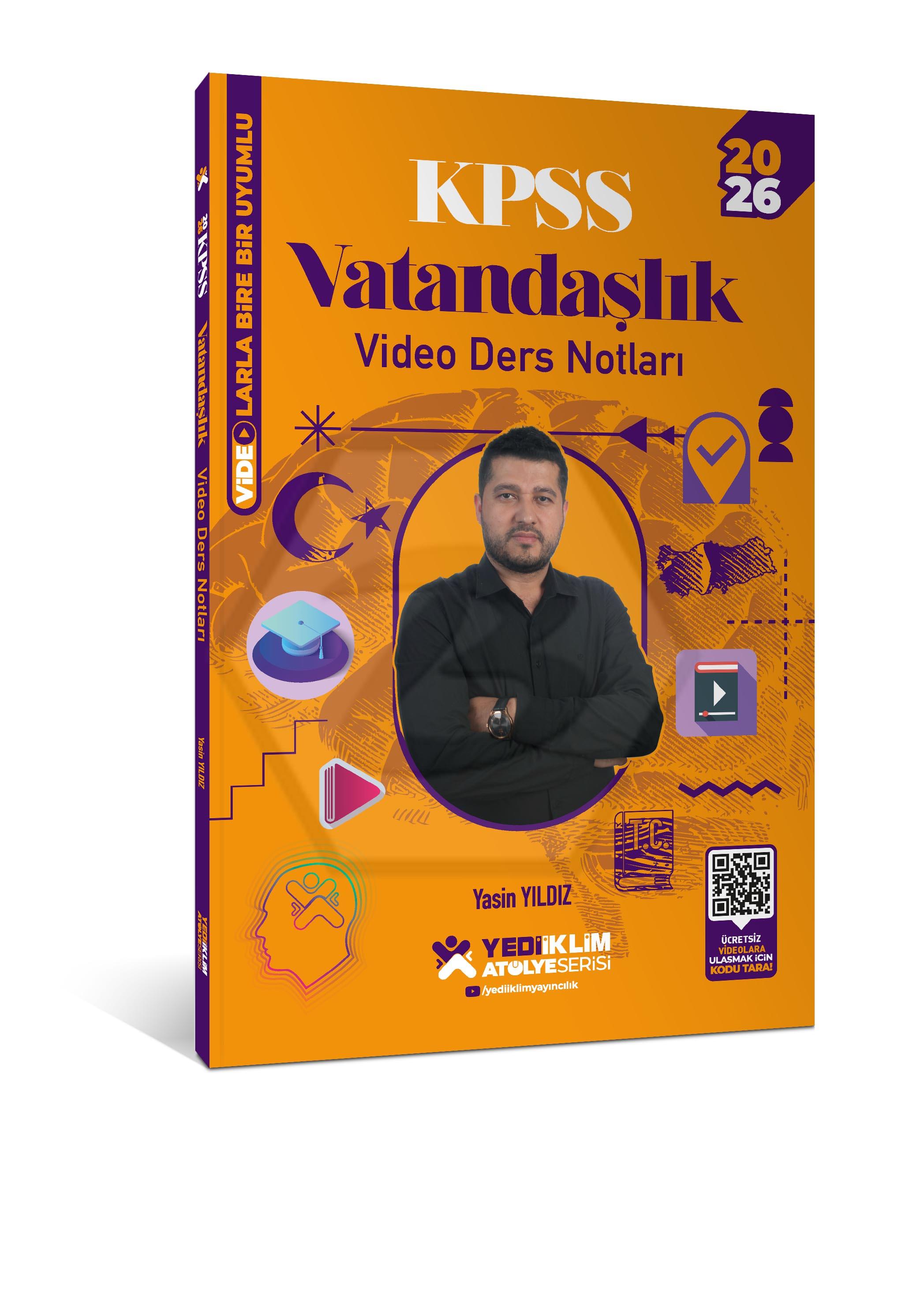 2026 KPSS Atölye Serisi Genel Kültür Vatandaşlık Video Ders Notları