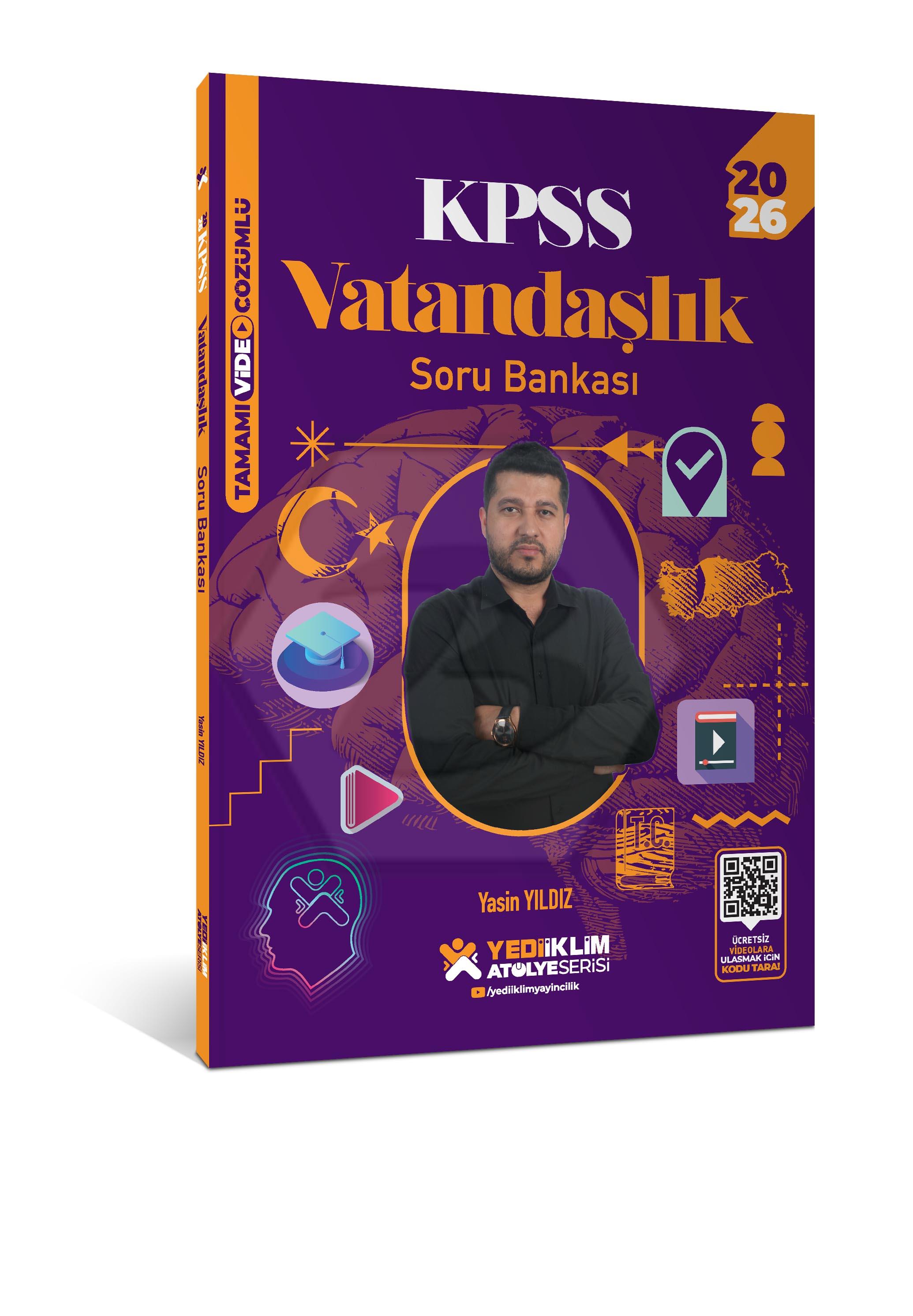 2026 KPSS Atölye Serisi Genel Kültür Vatandaşlık Tamamı Video Çözümlü Soru Bankası